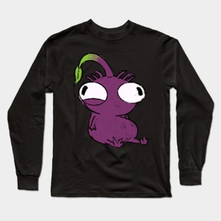 purple pikmin being a purple pikmin Long Sleeve T-Shirt